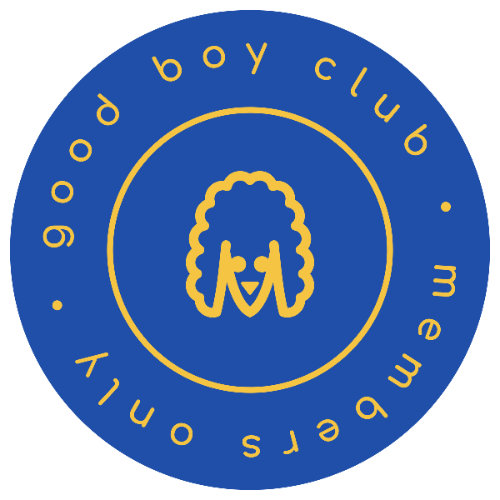 good boy club member badge
