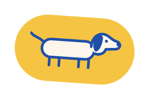 good boy club dachshund sticker