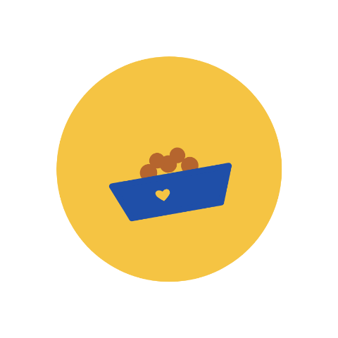 good boy club food bowl sticker