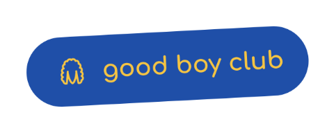 good boy club wordmark sticker