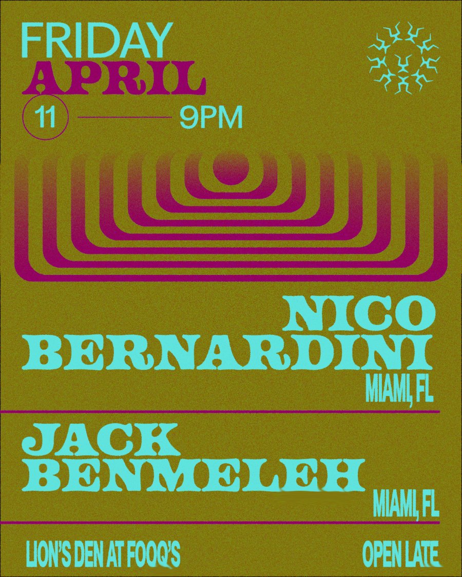 Nico Bernardini + Jack Benmeleh