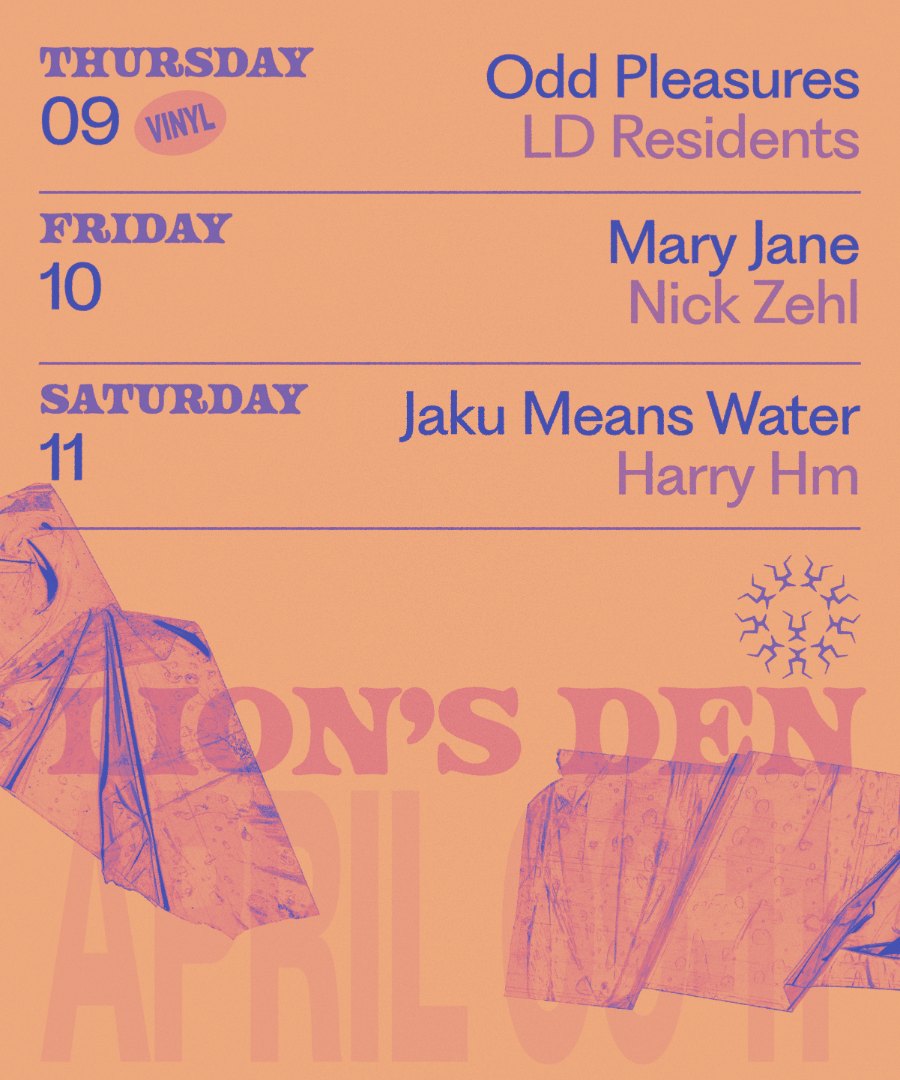 Thursday to Saturday lineup