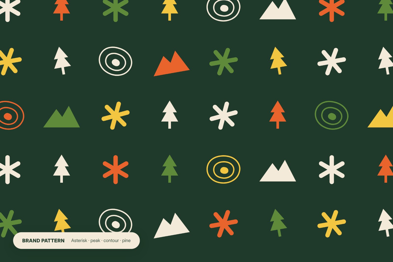 Out There brand pattern