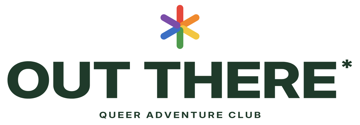 Out There primary logo, full color