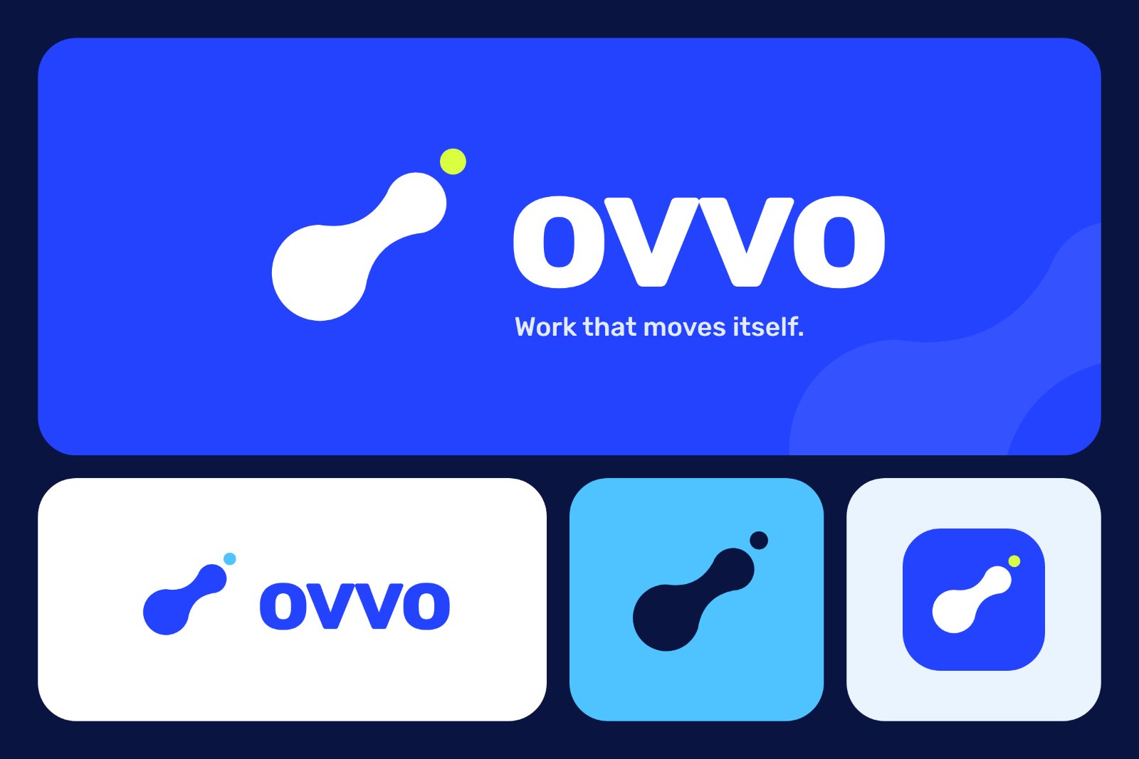ovvo primary logo and lockups