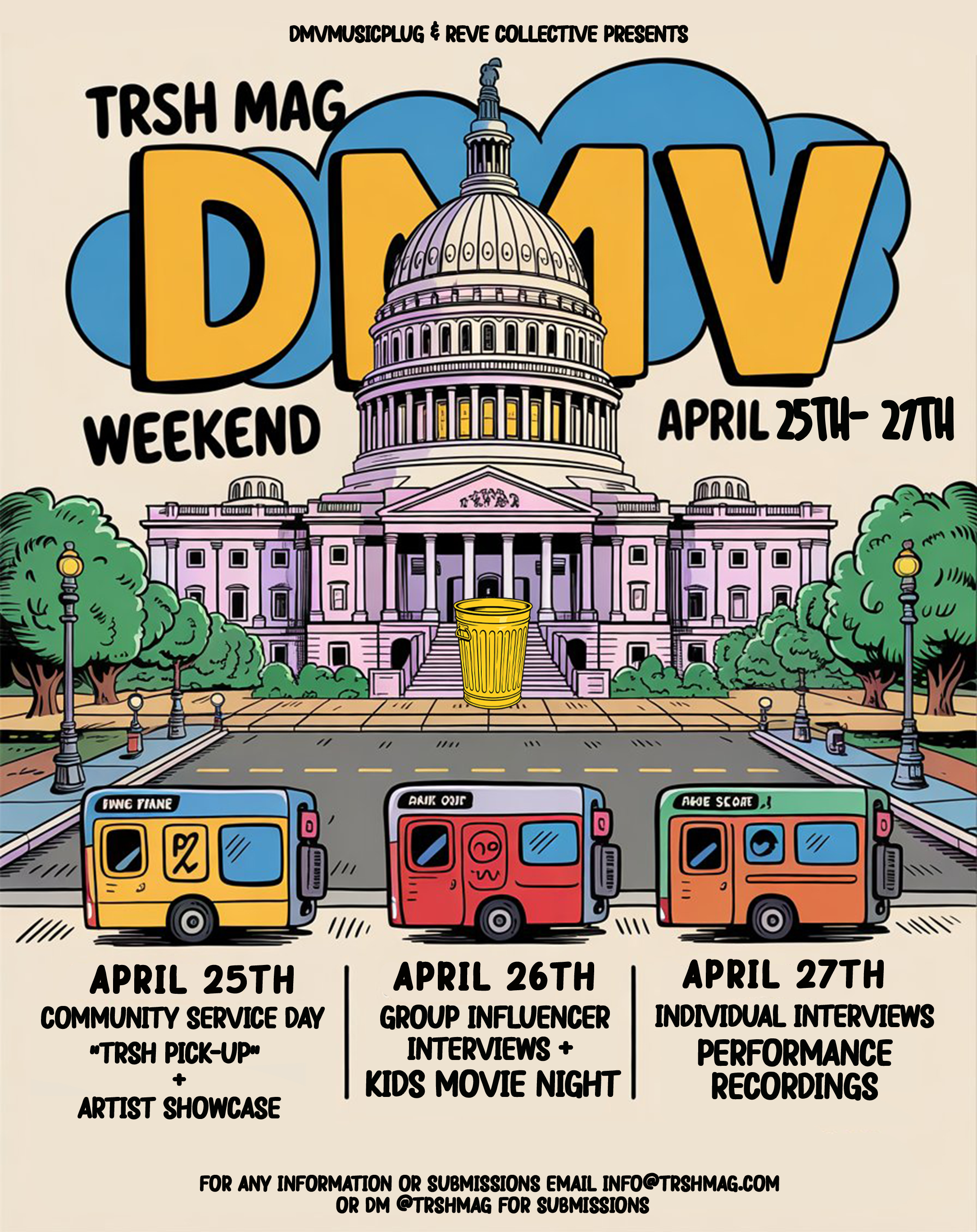 TRSH Mag Weekend Flyer · version A