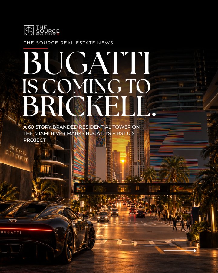 Bugatti is coming to Brickell · slide 1