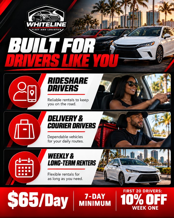 Driver Offer ad in a Facebook feed