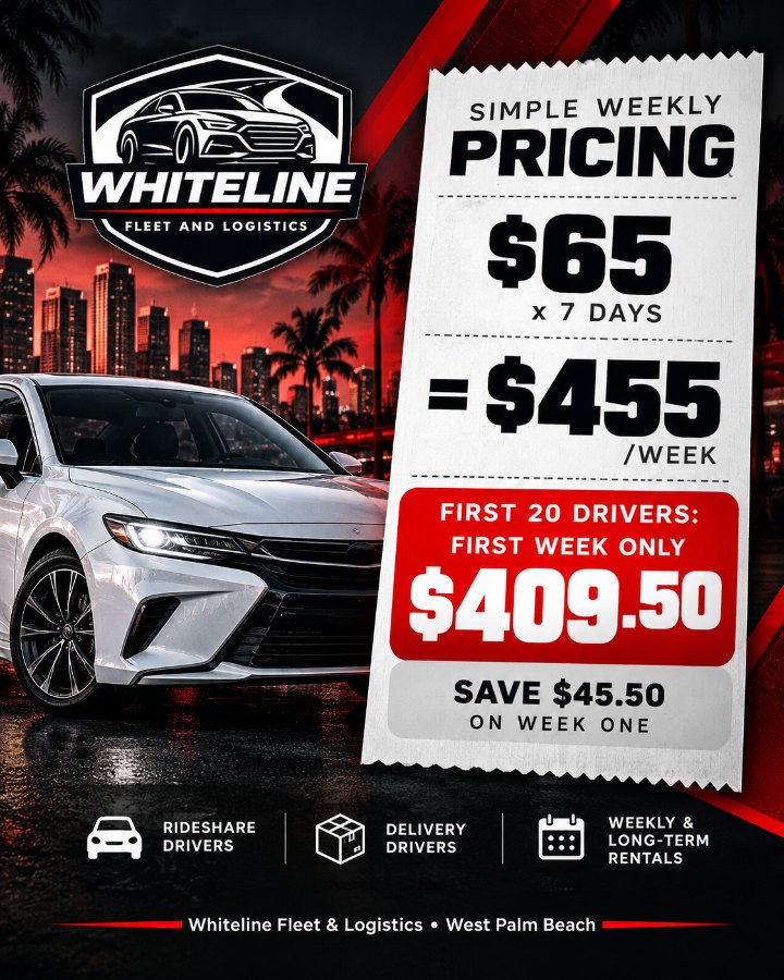 Whiteline Simple weekly pricing